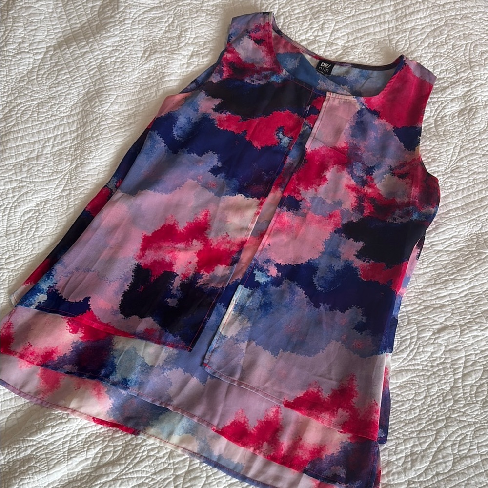 Colorful Sleeveless Top